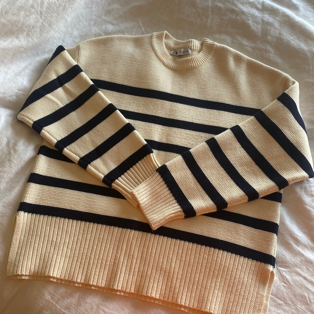 Zara stripped sweater